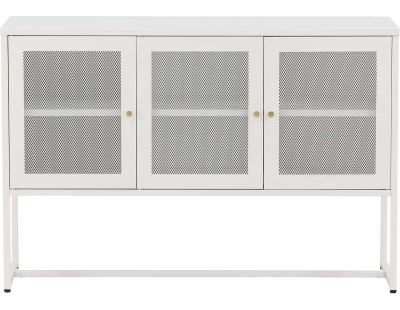 Buffet 3 portes en acier Malla (Blanc)