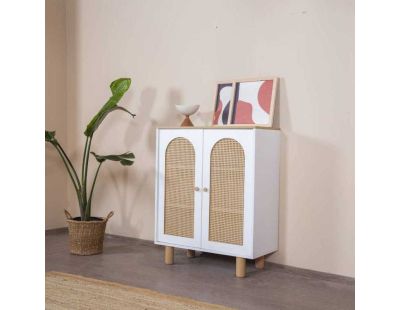 Buffet 2 portes en aggloméré Bohem (Bas : 90 x 41 x 105 cm)