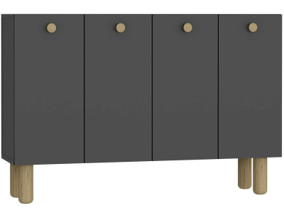 Buffet 4 portes en aggloméré Ilay Bohem