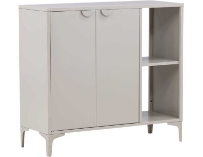 Buffet 2 portes 2 cases Piring (Beige)