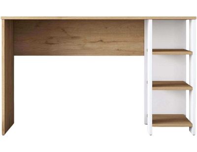 Bureau avec étagères en aggloméré Harry