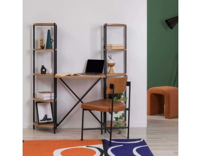 Bureau avec étagères intégrées Aura