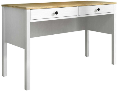 Bureau avec rangements en aggloméré Frannie (2 Tiroirs)