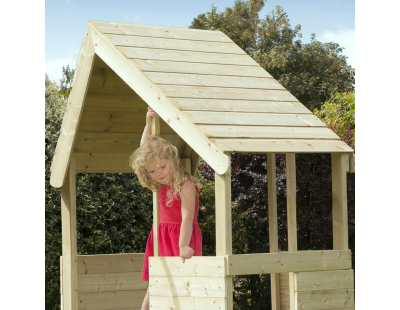 Cabane enfant sur pilotis avec bac à sable Lookout (Avec glissière)