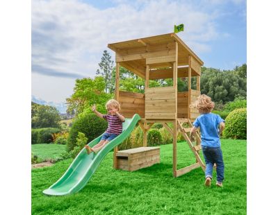Cabane pêcheur enfant coffre à jouets intégré Tower