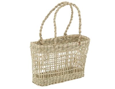 Cabas en jonc ajouré (Lot de 4)