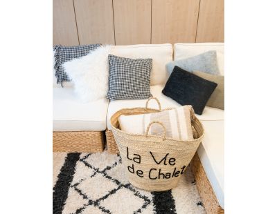 Cabas en palmier naturel (La Vie de Chalet)