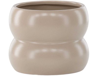 Cache pot Dapne 16*16*13cm (Beige)