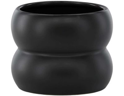 Cache pot Dapne 16*16*13cm (Noir)