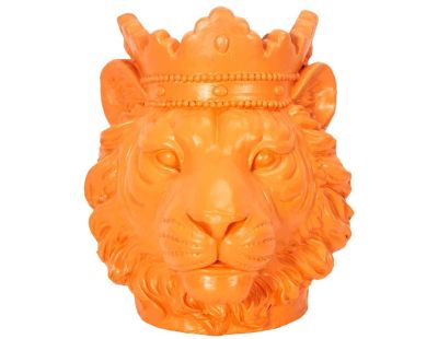 Cache pot lion en magnésia 35 x 30 x 29 cm