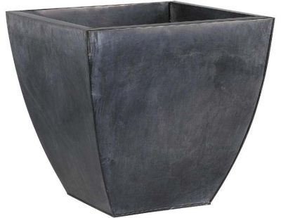 Cache pot en zinc noir (Lot de 3)
