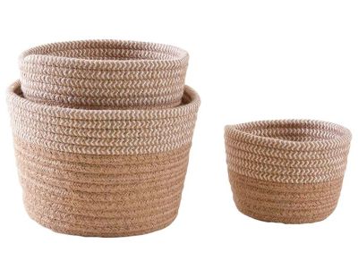 Cache-pots en jute naturelle (Lot de 3)