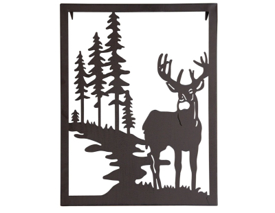 Cadre cerf en métal