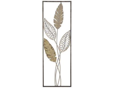 Cadre en métal Feuilles 30.5 x 1.9 x 91 cm