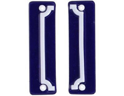 Cadre pour numéro de maison en fer émaillé (Lot de 2)