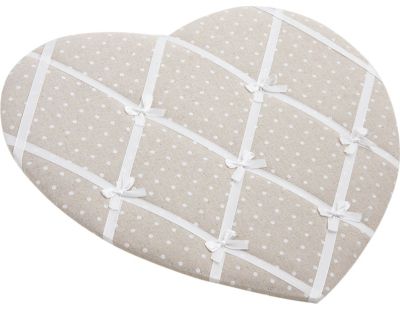 Cadre photo pêle-mêle en tissu Coeur