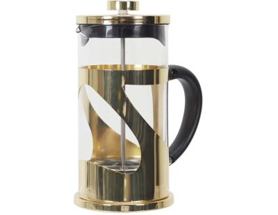 Cafetière à piston en métal doré 60 cl