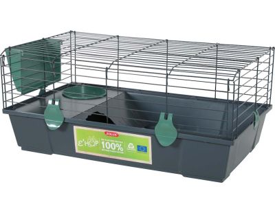 Cage pour cochon d'inde en plastique recyclé Ehop (Vert)
