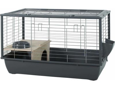 Cage pour cochon d'inde/lapin Neolife connect 80 cm (Gris)