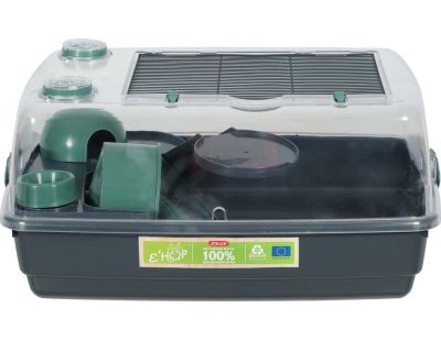 Cage pour hamster en plastique recyclé Ehop (Vert)