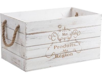 Caisse en Bois Mes Produits ma région