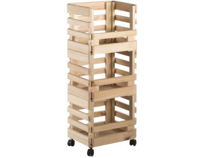 Caisse de rangement sur roulettes Evolution (Lot de 3)