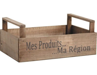 Caisse récolte Mes produits ma région