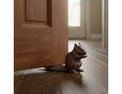 Cale-porte Ecureuil en Fonte