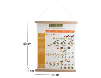 Calendrier spécial semis Kakemono 24 x 50 cm