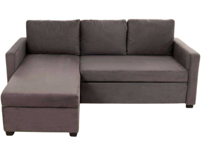 Canapé d'angle convertible avec rangement Kado (Gris)