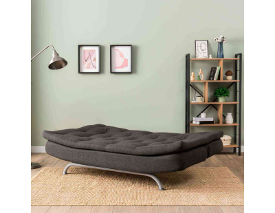 Canapé convertible 3 places Rivo (Gris foncé)
