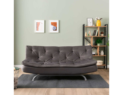 Canapé convertible 3 places Rivo (Gris)