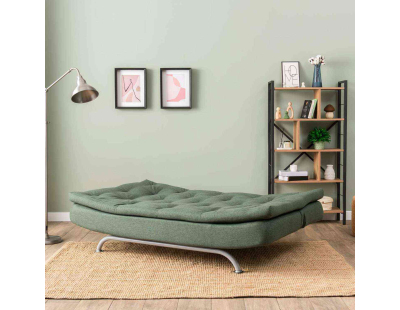 Canapé convertible 3 places Rivo (Vert)