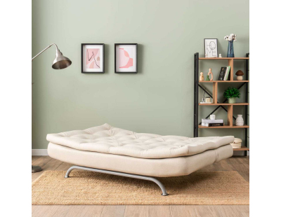 Canapé convertible 3 places Rivo (Beige)
