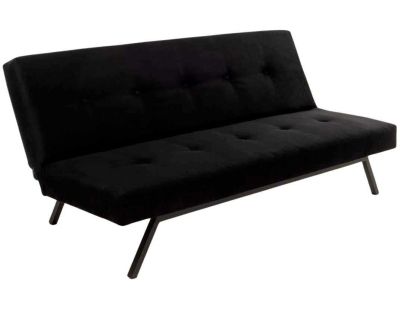 Canapé convertible 3 places Zola (Noir)