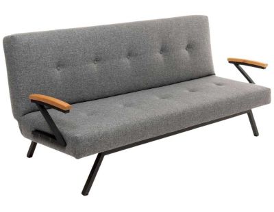 Canapé convertible 3 places Zven (Gris clair)