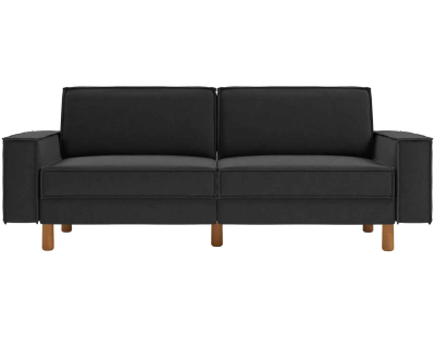 Canapé 3 places en tissu Sparrow (Gris foncé)