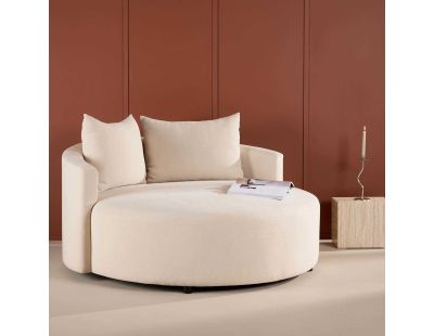 Canapé rond ⌀150 cm en polyester Kelso