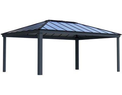 Carport en aluminium et polycarbonate Colorado double