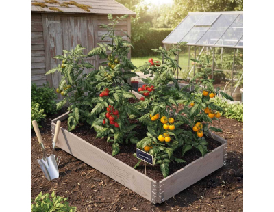 Carré potager Gardenbox 120 x 80 cm (Gris)