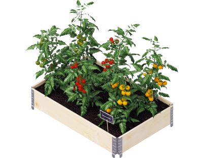 Carré potager Gardenbox 120 x 80 cm (Naturel)