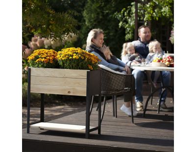 Jardinière en bois et métal Modern (Surélevé)