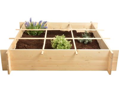 Carré potager en bois 1 mètre