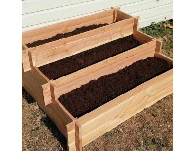 Carré potager 3 étages en bois de douglas