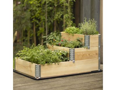 Carré potager 3 niveaux Stepped Bed 120 x 80 x 58.5 cm