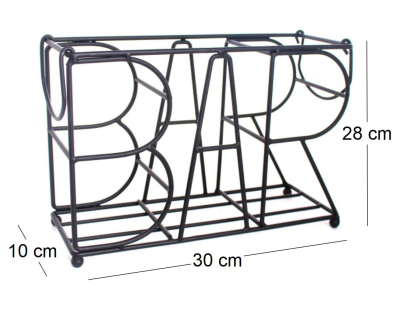 Casier à bouteilles en fer Bar