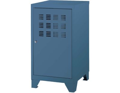 Casier de rangement en métal 74 cm Collégien (Bleu)