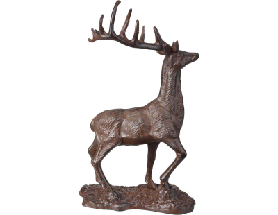 Cerf décoratif en fonte 20 x 13 x 32 cm