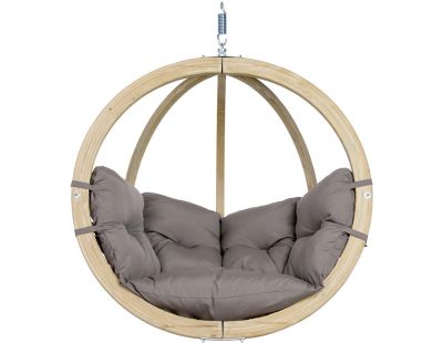 Fauteuil suspendu Globo chair (Taupe - coussin imperméable)