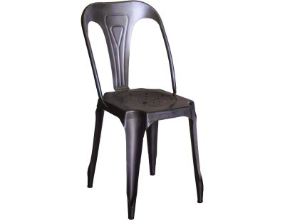 Chaise Vintage en métal (Vieilli)